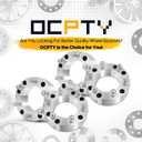 OCPTY 4PCS 5x5.5 to 6x5.5 Wheel Adapters 2 inch 14x1.5 Studs 108mm Hub Bore Forged Wheel Adapters 5 Lug fit for 1500 for 1500 Classic