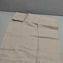 NICETOWN Angora Kitchen Curtains 24 Inch Length for Small Windows 2 Panels Back Tab Pocket Linen Textured SheerShort Cafe Curtain for Bathroom Laundry Garage Shelves Vintage Farmhouse, 55" Wide