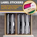 SpaceAid WrapNeat 3 in 1 Wrap Organizer with Cutter and Labels, Plastic Wrap, Aluminum Foil and Wax Bamboo Dispenser for Kitchen Storage Organization Holder for 12" Roll (Black)