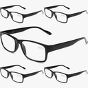 Gaoye Professional Reading Glasses for All Day - Computer Readers with Blue Light Protection - Value Pack +1.25, 4 Pack