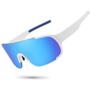 Polarized Cycling Sports Sunglasses for Men Women UV Protection Fishing Bike Running Wrap Around Sun Glasses