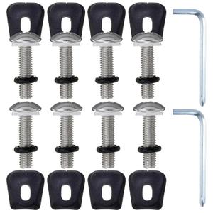 Weysat 2 Set Wakeboard Binding Screws Thumb Screw Hardware Kit, 8 Pcs in Total Weysat 2 Set Wakeboard Binding Screws Thumb Screw Hardware Kit, 8 Pcs in Total