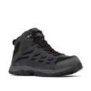 Columbia Men's Crestwood MID Waterproof Hiking Shoe, Dark Grey/Deep Rust, 10.5