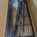 P8 Max Heavy Duty Clothes Rack（With Extended Width Design） Rolling Clothing Racks for Hanging Clothes，Portable Garment Rack with Lockable Wheels，51.2" W x 15.8" D x 80.5" H，Load 700LBS，Black