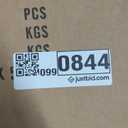 Rustic Farmhouse Table Lamp 20.8" Neutral Ceramic Table Lamp Brown White Checkered Ceramic with Linen Drum Shade Decor Bedside Nightstand for Living Room Bedroom (Large)