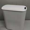 Cesun Motion Sensor Garbage Can, 5 Gallon Automatic Bathroom Garbage Can with Lid, Touchless Smart Plastic Slim Wastebasket for Bathroom, Office, rv, Bedroom, Living Room, White