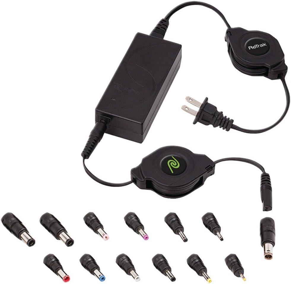 Retractable Universal Ultrabook/Netbook/No... Charger, Black (ETCHGNBUNN)
