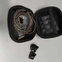 Fosi Audio IM4 Open-Back IEM Earphones, in Ear Monitor Wired Earbuds, 10mm Single Dynamic Driver, IEMs for Audiophiles, Gaming and Studio, 3.5mm 2-Pin 0.78mm Detachable Cables, N52 Dual Magnets (BLACK)