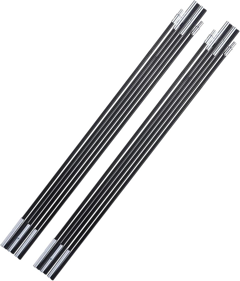 Fiberglass Camping Tent Pole Bars Replacement Kit for 1-2 Person Sun Shelter Awning Support Rods Outdoor Tent Accessories