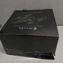 Gifts for Men, Kollea Cool Galaxy Spaceship Whiskey Decanter Set with 2 Shot Glasses- Handmade Limited Edition, Unique Creative Gift Ideas for Dad, Brother, Birthday, Anniversary, Christmas (Gold)