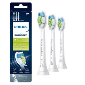 Philips Sonicare W DiamondClean - Genuine Replacement Electric Toothbrush Heads, White, 3 Pack, HX6063/65