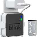256GB USB Flash Drive and Outlet Wall Mount for Blink Sync Module, with Short Cable Easy to Move, Space Saving, Local Video Storage for Outdoor/Indoor Camera (Sync Module 2 Not Included)