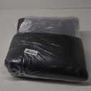 Wheelchair Cushion for Pressure Relief - (2-Piece Set) 18x16 Anti-Slip Wheelchair Seat Cushions for Adults, Seniors with Lumbar Pillow and Removable Strap, Gel Cushion for Wheelchair (Black)