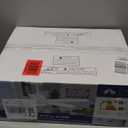 Tropical Ceiling Fans with Light, 38-inch Flush Mount Palm Leaf Ceiling Fans for Bedrooms, Indoors and Outdoors, Remote Control/APP Control, 6-Speed, Dimmable, Reversible,Chrome