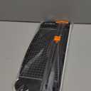 Evteck Paper Cutter 12 Inch Paper Trimmer Slider Crafting Scrapbooking Supplies for A4 Vinyl Photo Cardstock with Security Blade and Foldable Ruler (Black)