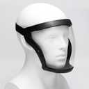 Super Protective Face Shield,Anti Fog Mask,Adult Clear Face Shield,Plastic Face Mask (Black）