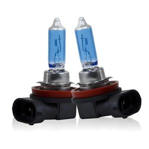 2 PCS H11 Car Halogen Bulbs, Ultra White Light Bulbs, 12V 100W Front Fog Light Bulbs, Super Bright High Beam Low Beam Bulb Auto Lights Universal for Most Cars, Trucks, SUVs (White)