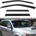 Rain Guards Compatible with 2009-2013 Forester Tape-On Side Window Visor Wind Deflector Vent Visors Car Accessories 4pcs