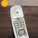 AT&T 210 Basic Trimline Corded Phone, No AC Power Required, Wall-Mountable, White