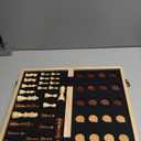 Wooden Magnetic Chess & Checkers Board Game, 15 Folding Chess Board | Solid Wood 2-in-1 Chess Sets for Adults with Storage Box, 2 Extra Queens, Portable Travel Chess Set for Kids & Beginners