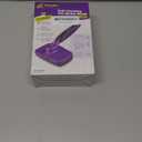Hertzko Self-Cleaning Slicker Brush - Cat and Dog Brush for Shedding, Tangles and Dirt - Gentle Grooming Tool for Sensitive Skin - Pet Hair Remover for Long and Short Coats - Purple