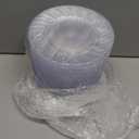 FOCUSLINE 100 Count 6 Inch Clear Plastic Plates, Disposable Heavy Duty Salad Dessert Plates- Premium Hard Plastic Plate Fancy Disposable Clear Plate for Weddings, Parties and Events