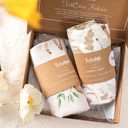 Bassinet Fitted Sheets Compatible with SNOO Happiest Baby Oval Bassinet - Buttery Soft, Silky Comfort, Premium Stretchy Jersey Knit Sheets, 2 Pack (Harper)