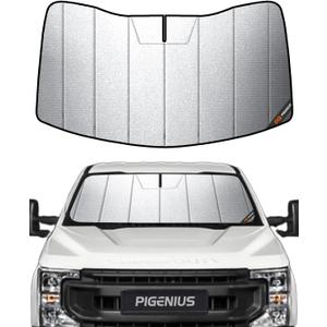 Pigenius Windshield Sun Shade for Ford F-250/F-350/F-450/F-550/F-600 2017-2022 - HyperShield