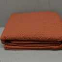 Bedsure Queen Sheet Set, Rayon Derived from Bamboo, Cooling Sheets, Breathable & Soft, Deep Pocket Up to 16 Inches, Hotel Luxury Silky Bedding for Hot Sleepers, Burnt Orange