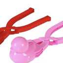 Snowball Maker Tool with Handle, Cartoon Duck Snowball Maker Clip Snow Ball Toys Perfect for Kids and Adults Snowball Fight Play in Winter at Outdoor (2PC Snowball Maker)