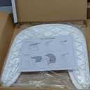 Baby High Chair Tray Compatible with Stokke Tripp Trapp Chair (V2 and Beyond) with Smooth Surface and Strong Suction Power Made of Food-Safe Plastic (BPA BPS BPF Lead Phthalate Free) - White