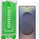 2 x 2 Pack for Samsung Galaxy S25 Ultra Screen Protector Tempered Glass [Auto Alignment Kit][0.03s Fingerprint Unlocked] 6.9'', HD-Clear, Anti-Bubble, Full Coverage