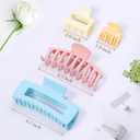2 x Hair Claws 16 Pcs Hair Clips for Women Thin Thick Curly Hair Large and Small Matte Banana Clips Strong Hold Nonslip