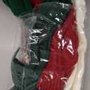 6PACK LumaBria18Inch Cable Knitted Personalized Christmas Stockings, Personalized Hanging Stockings for Holiday Party, Christmas Tree, and Family Home Decor in Red, White, Green