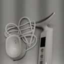 Face Massager Portable Charging Dock, Red Light Therapy for Face and Neck, 3 Heat Settings, Vibrating Face Massage, 9-Color & 30-Day Battery | Home Spa Travel Skincare - White