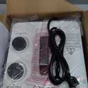 Fog Machine, No Spill Fog Bubble Machine, Portable Smoke Bubble Machine, Bubble Fogger, Bubble Fog Combo Machine for Indoor Outdoor Party Wedding Birthday Photograph Christmas Halloween (Two-tone)