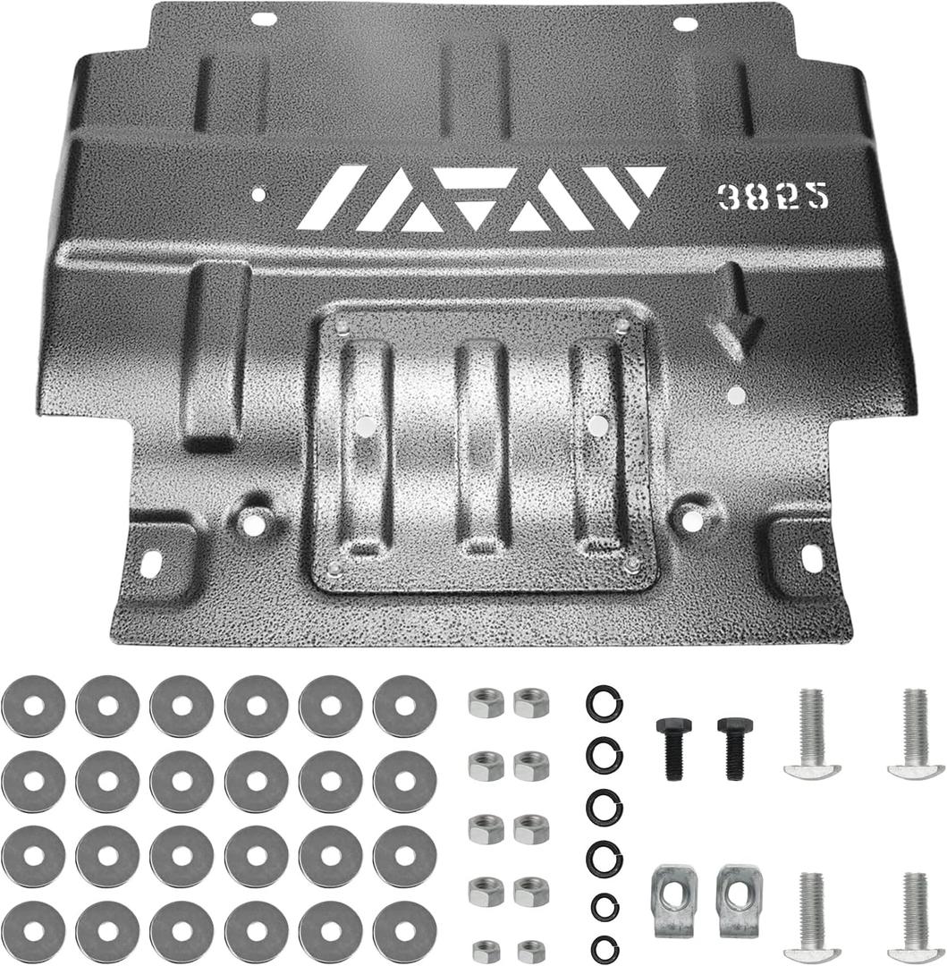 Engine Splash Guard Shield Compatible with F-150 2018-2022 2.7L 3.3L 3.5L 5.0L FL3Z-5D032-D Lower Front Splash Shield FL3Z-5D032-E FL3Z-5D032-A
