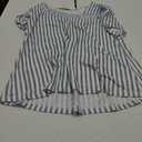 Womens Petal Sleeve Tops Summer Trendy T Shirt Casual Loose Square Neck Button Blouse Tees (Large)