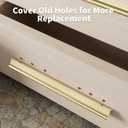 Cobbe 10 Pack i-Shaped Champagne Bronze Cabinet Pulls 7-9/16 inch(192 mm) Hole Centers Kitchen Cabinet Handles Drawer Pulls Kitchen Cabinet Hardware