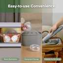 haakaa Wearable Silicone Breast Pump with Steriliser Bag, 2-in-1 Hands-Free Passive Breast Milk Catcher for Nursing Mom, Breastfeeding Essentials, 2-Pack 75ml Pumps & 1 Steriliser Bag (Grey)