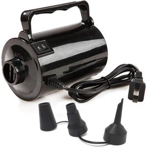 Electric Air Pump for Inflatable Pool Toys - High Power Quick-Fill Air Mattress Inflator Deflator Pump for Pool Float Raft Airbed with 3 Nozzles, 320W, 110V AC, 1.6PSI, Air Flow 26CFM