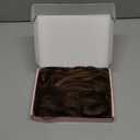 Clip in Hair Extensions, REECHO 5PCS Brown Hair Extensions 24" Thick Long Loose Waves hair extensions HE002 Invisible Lace Weft Natural Soft Hairpieces for Women  Dark Brown with Highlights