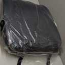 FH Group Doe16 Fluffy Faux Rabbit Fur Car Seat Cushions - Rear Seat Covers for Cars Trucks SUV,Car Seat Cushions, Cozy Car Seat Cover Cushion, Universal Fit Car Seat Protector Rear Set Black