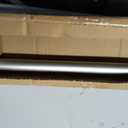 Fairbanks II 36-72 Inch Adjustable Curtain Rod Set, 1 Inch Diameter in Nickel