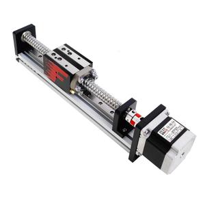 FUYU FSL40 Linear Guide Version 2.0 Table Ball Screw Motion CNC Linear Guide Stage Actuator Motorized Nema 23 Stepper Motor[1000mm Stroke Work Size]