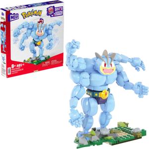 MEGA Pokmon Building Toys Set Machamp with 401 Pieces, Articulated and Poseable with Motion, 6+ Inches Tall, for Kids