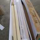 Nectar Bamboo Platform Bed Frame - Queen - Walnut - Floating Center Support Legs - 12 Height - Easy Tool Free Set Up - Contemporary and Durable - Sturdy Wooden Support Slats - Holds Up to 800 Pounds