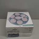 Studio 54 Yogurt Maker Machine with 7 Reusable Glass Jars (6oz Each), Probiotic Greek Yogurt Maker with Precise Time & Temperature Controls, Retro Blue Digital Yogurt Maker