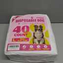 XPCARE 40 Count Disposable Female Dog Diapers, Super Absorbent, Leak Proof, Dog Diapers,Dog Period Diaper Female, for Incontinence, Estrus Female Dogs (Large)