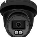 4K PoE Security Camera, 8MP IP Turret Dome, Big Sensor, Built-in Microphone, Smart Dual-Light Color Night Vision, IP67 Outdoor/Indoor, NDAA Compliant, ONVIF Compatible (Black)